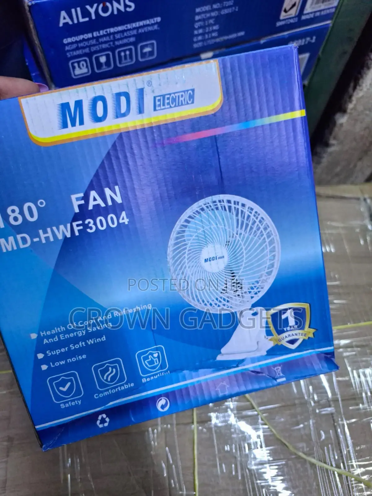Modi Electric 6 Inch Mini Clip Fan With 180° Rotation