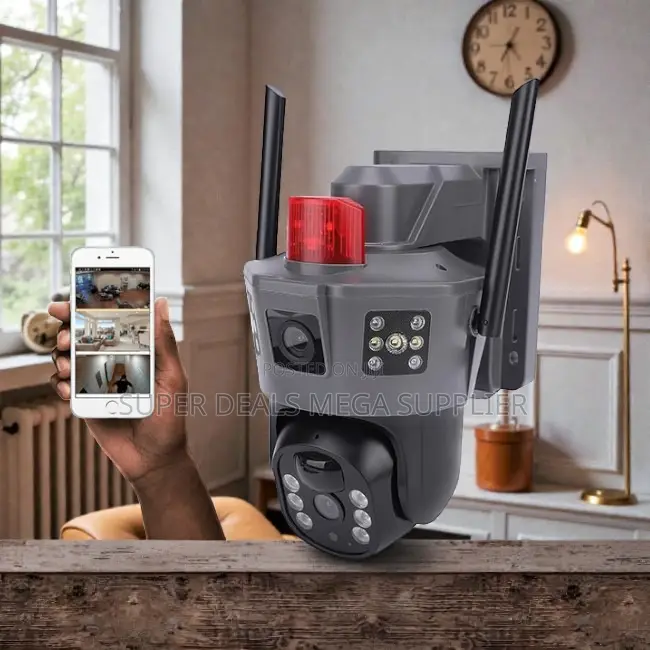 Auto Human Tracking Electric 4g PTZ Dual Lens Indoor Outdoor Camera
