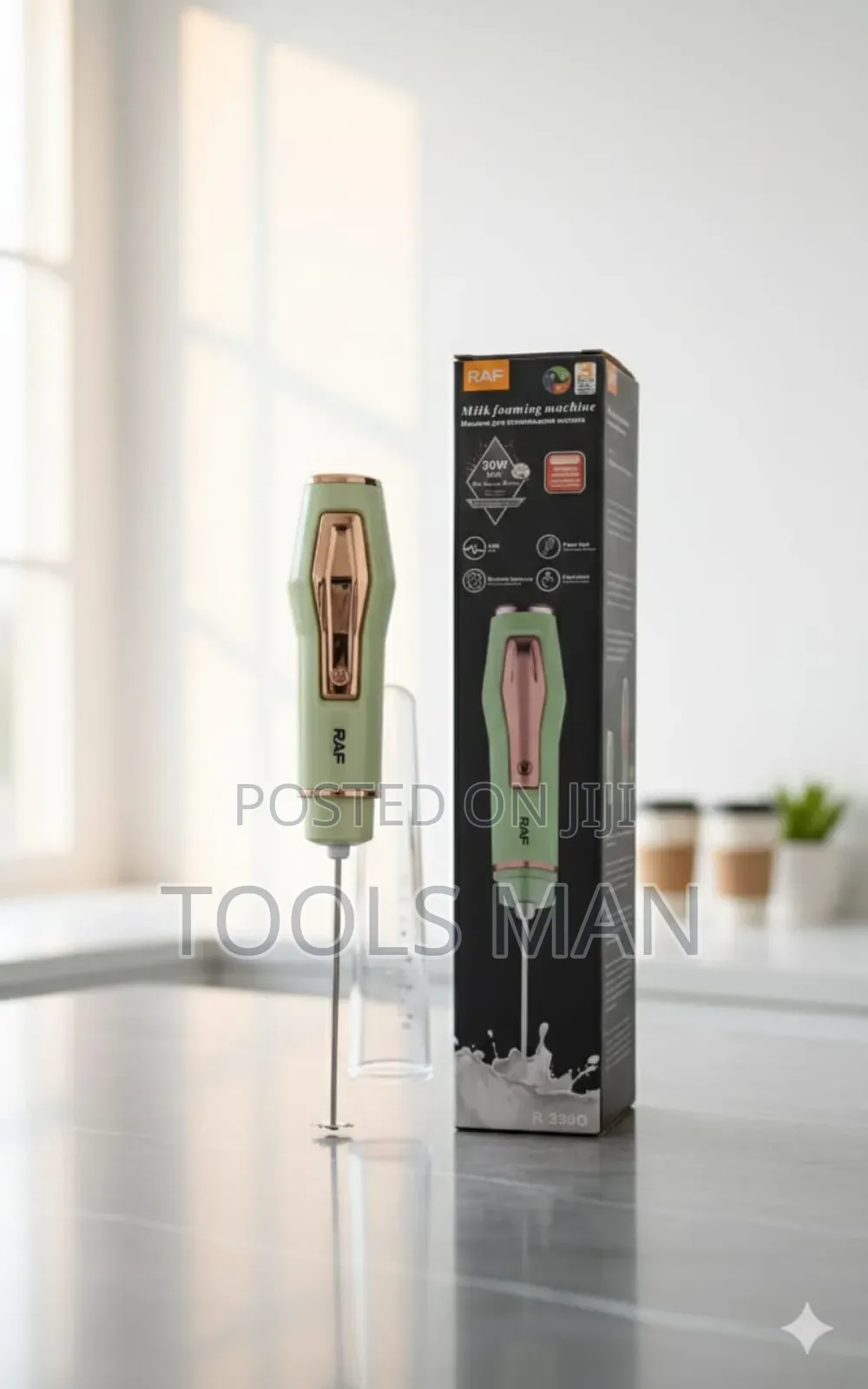 Raf Handheld Electric Milk Frother.