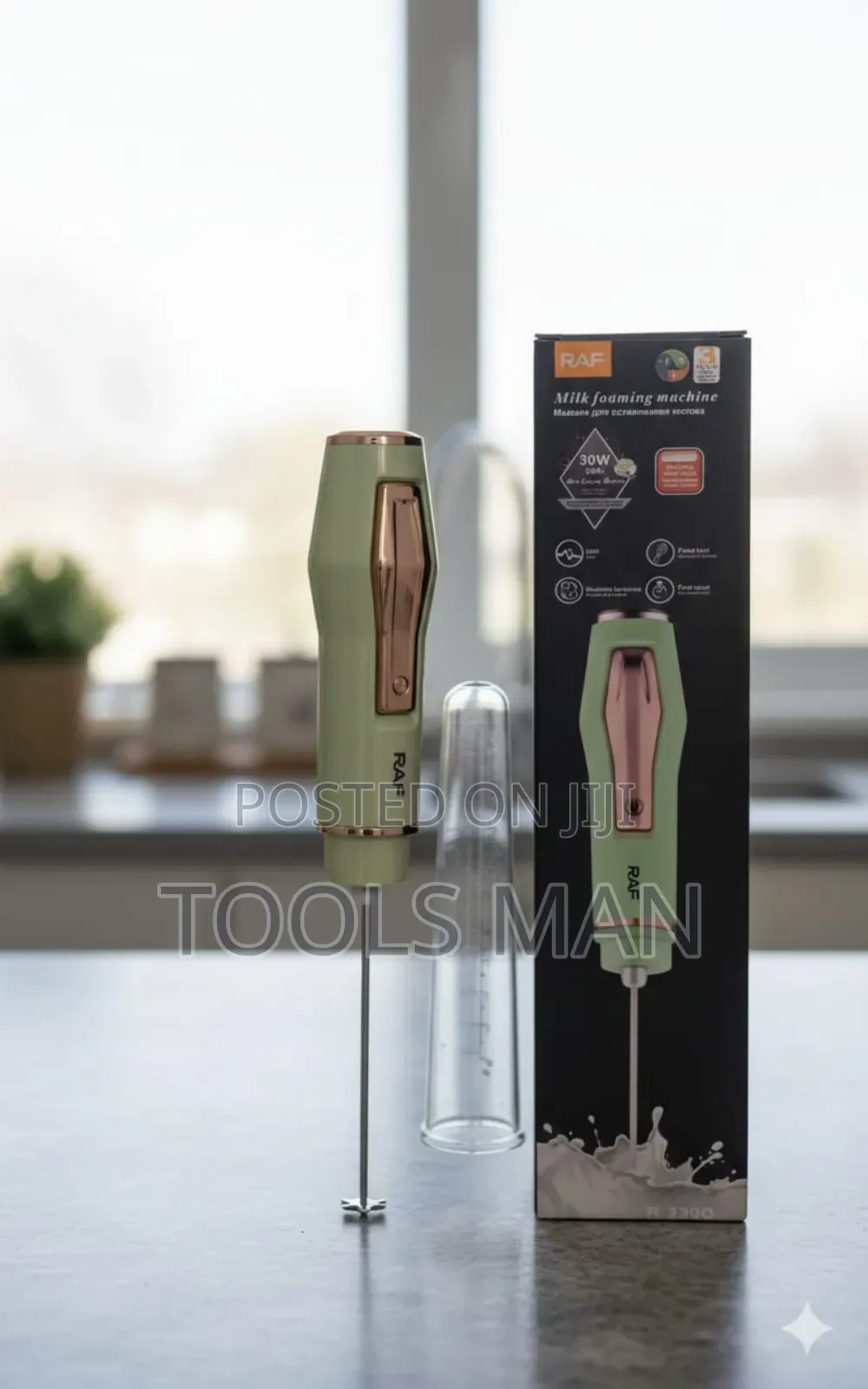 Raf Handheld Electric Milk Frother.