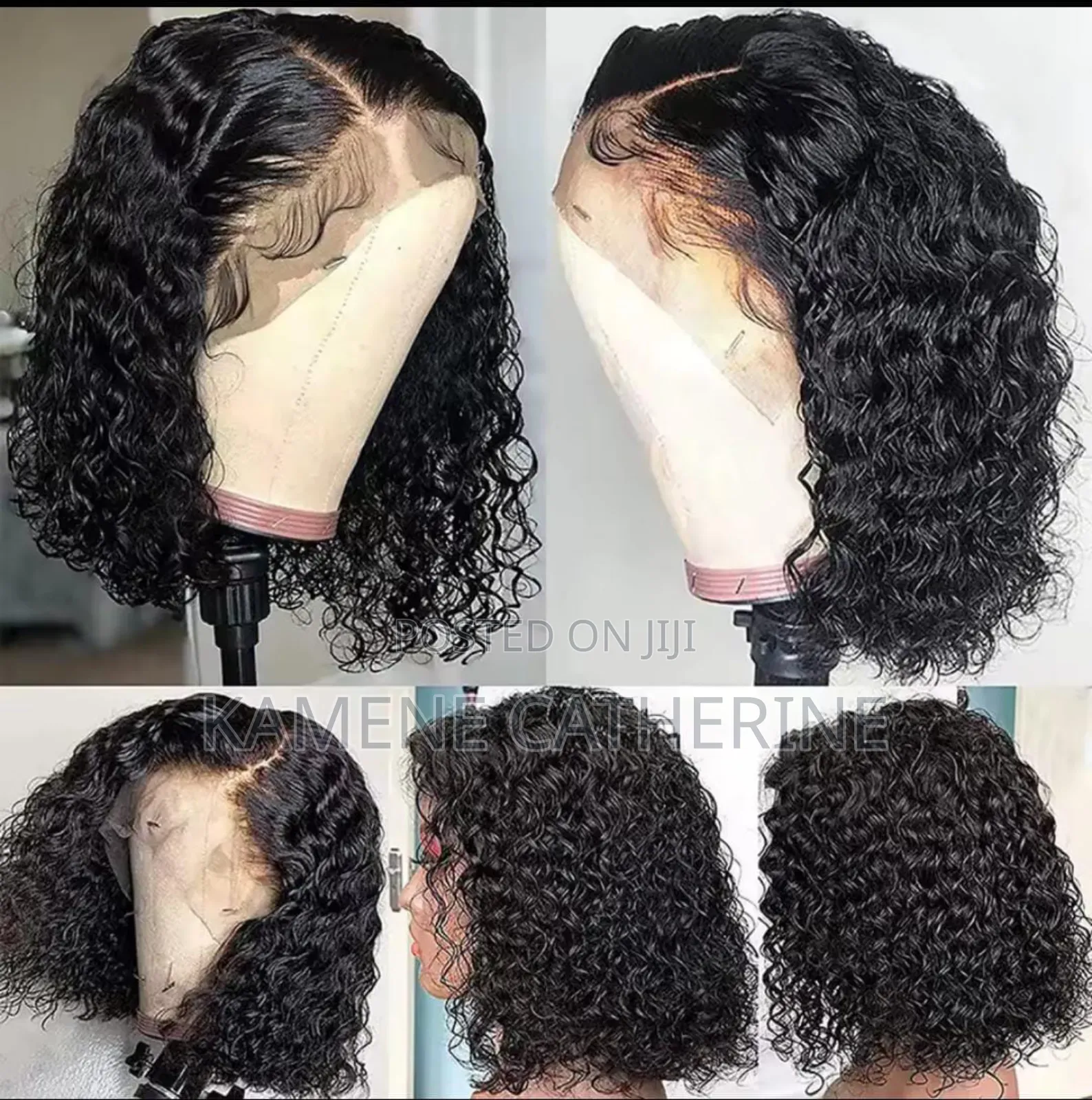 Water Curl Human Hair Wig