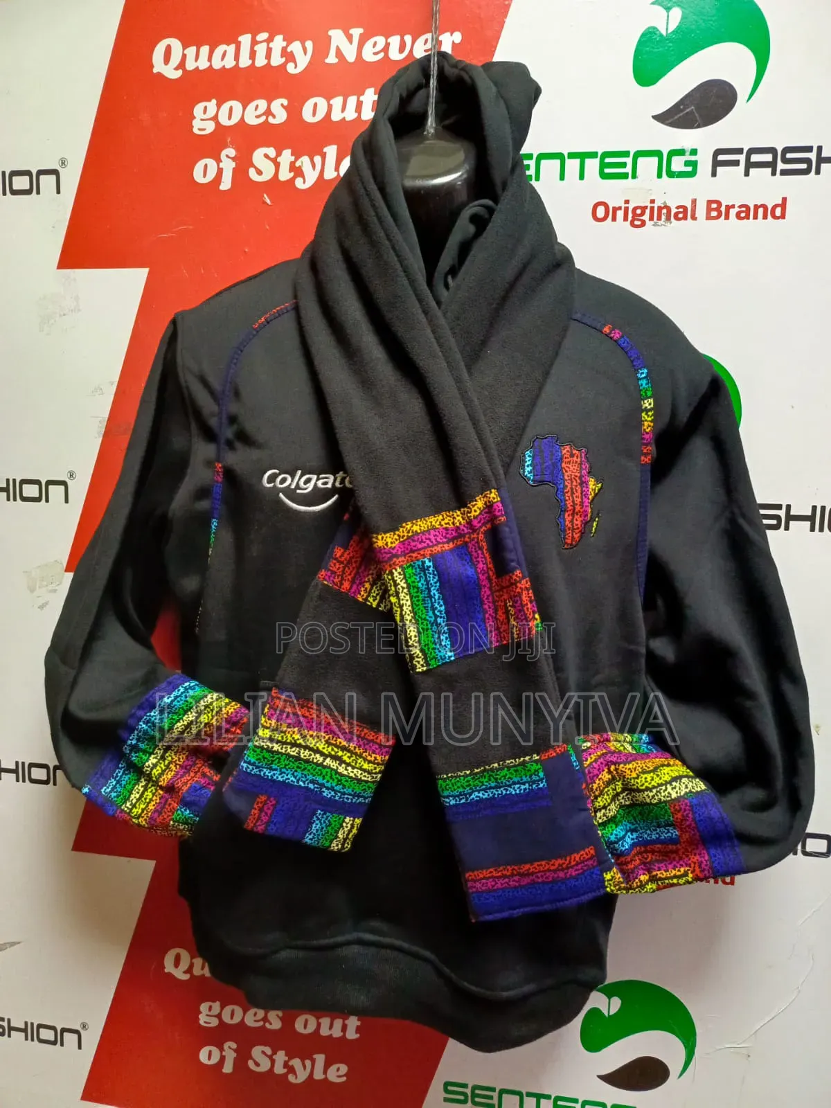 Customized Hoodie and Scarf With Branding