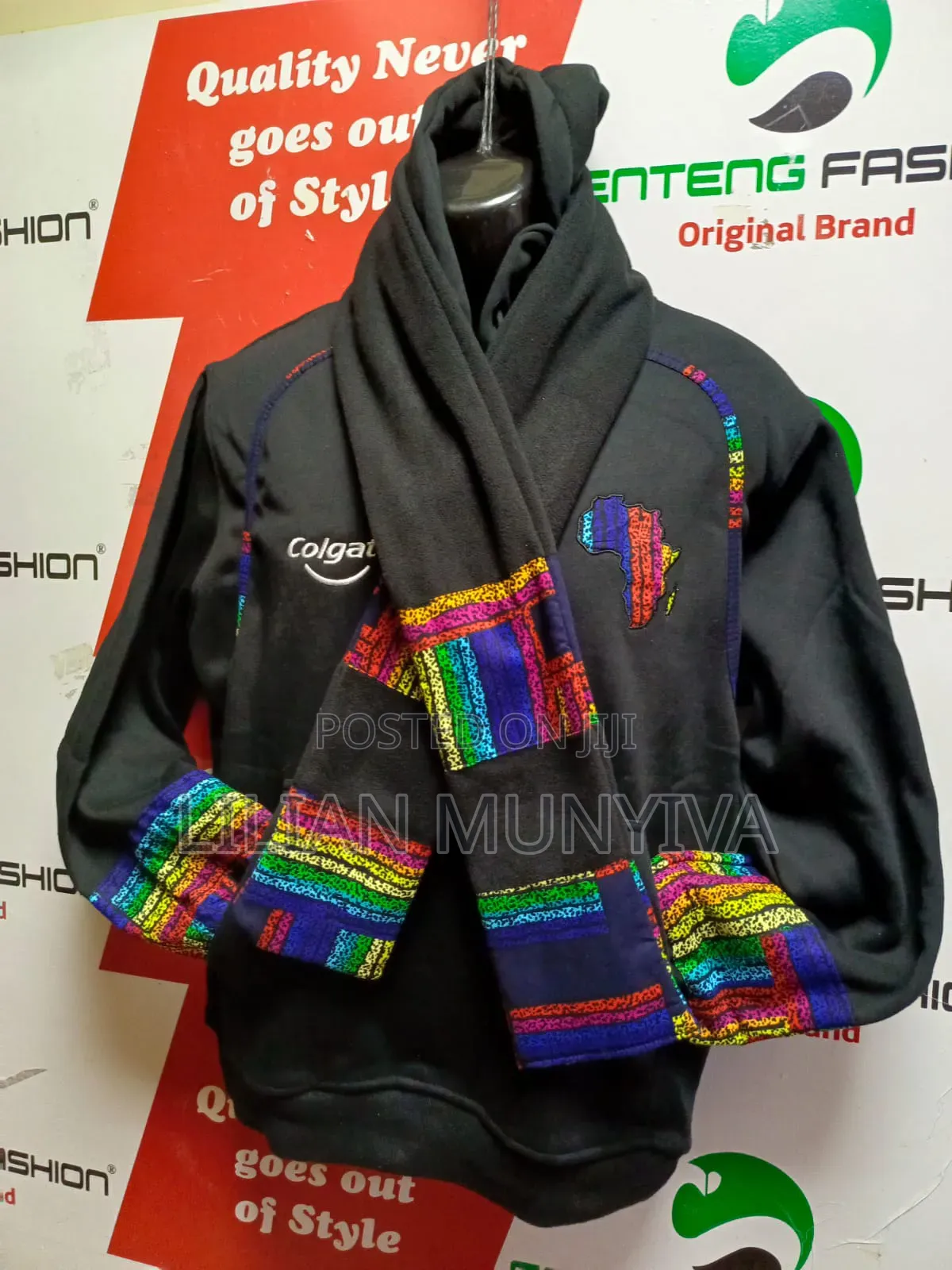 Customized Hoodie and Scarf With Branding