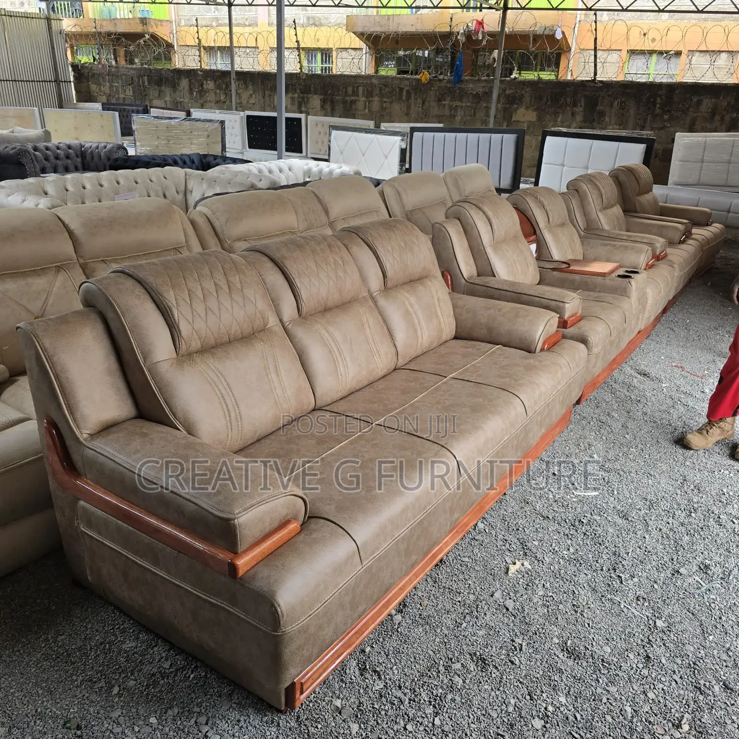 First-Class 7seater Semi-Recliner Sofa