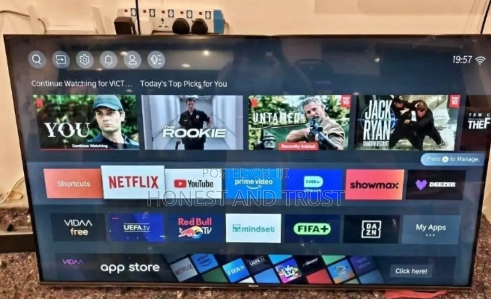 Vision 43" Smart Tv New Model