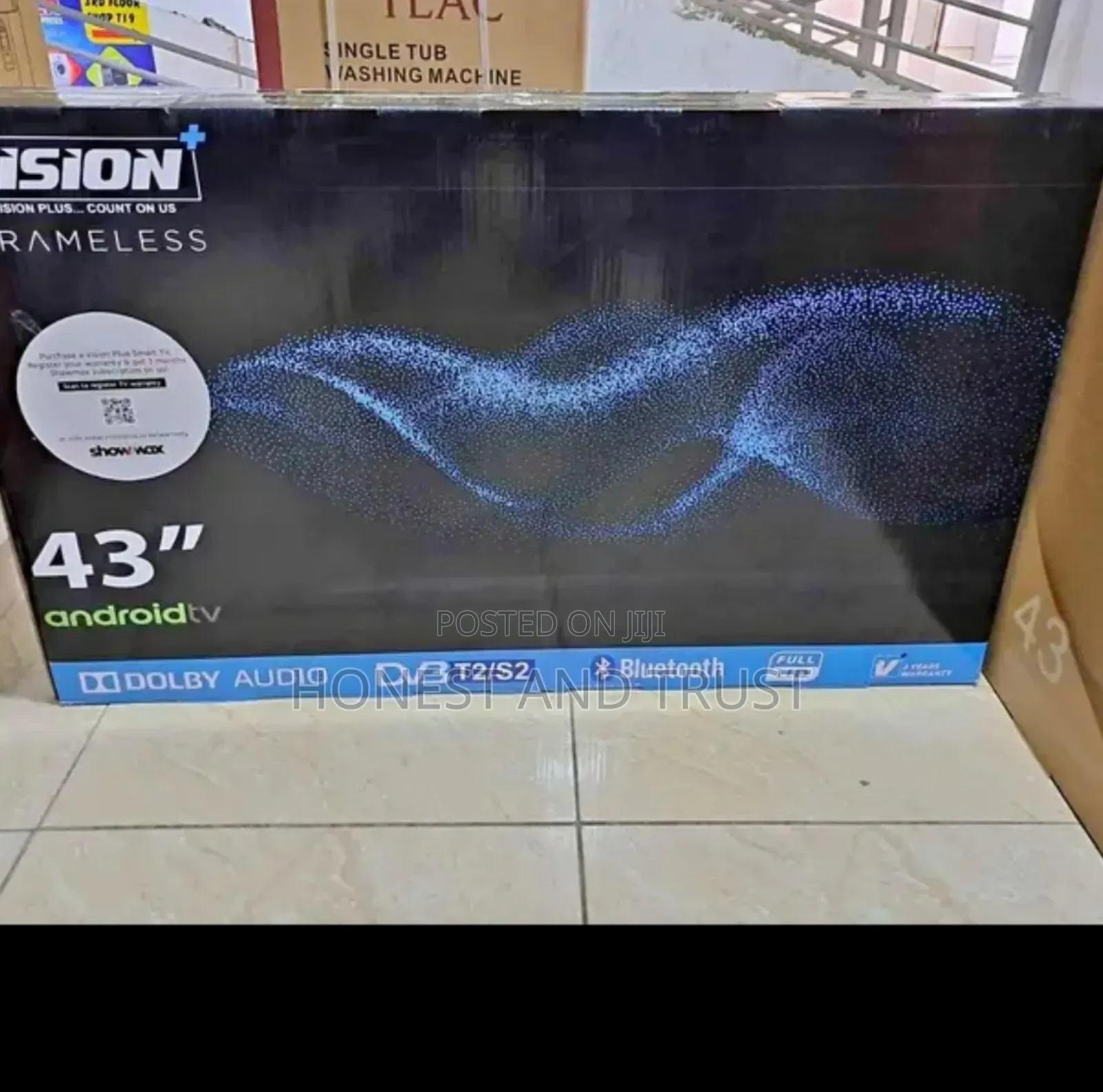 Vision 43" Smart Tv New Model