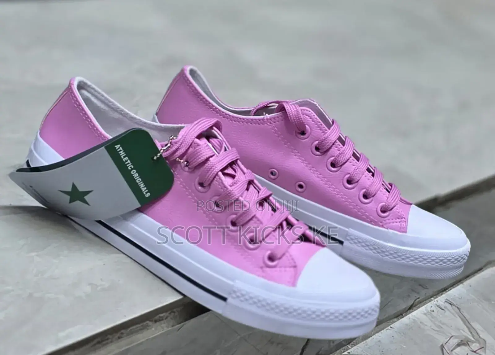 Leather Converse