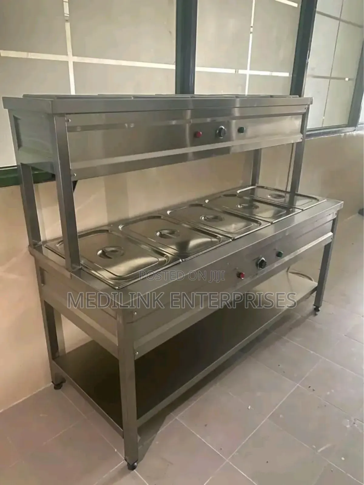 Customized Stainless Double Compartment Baine Marine/Food Warmers