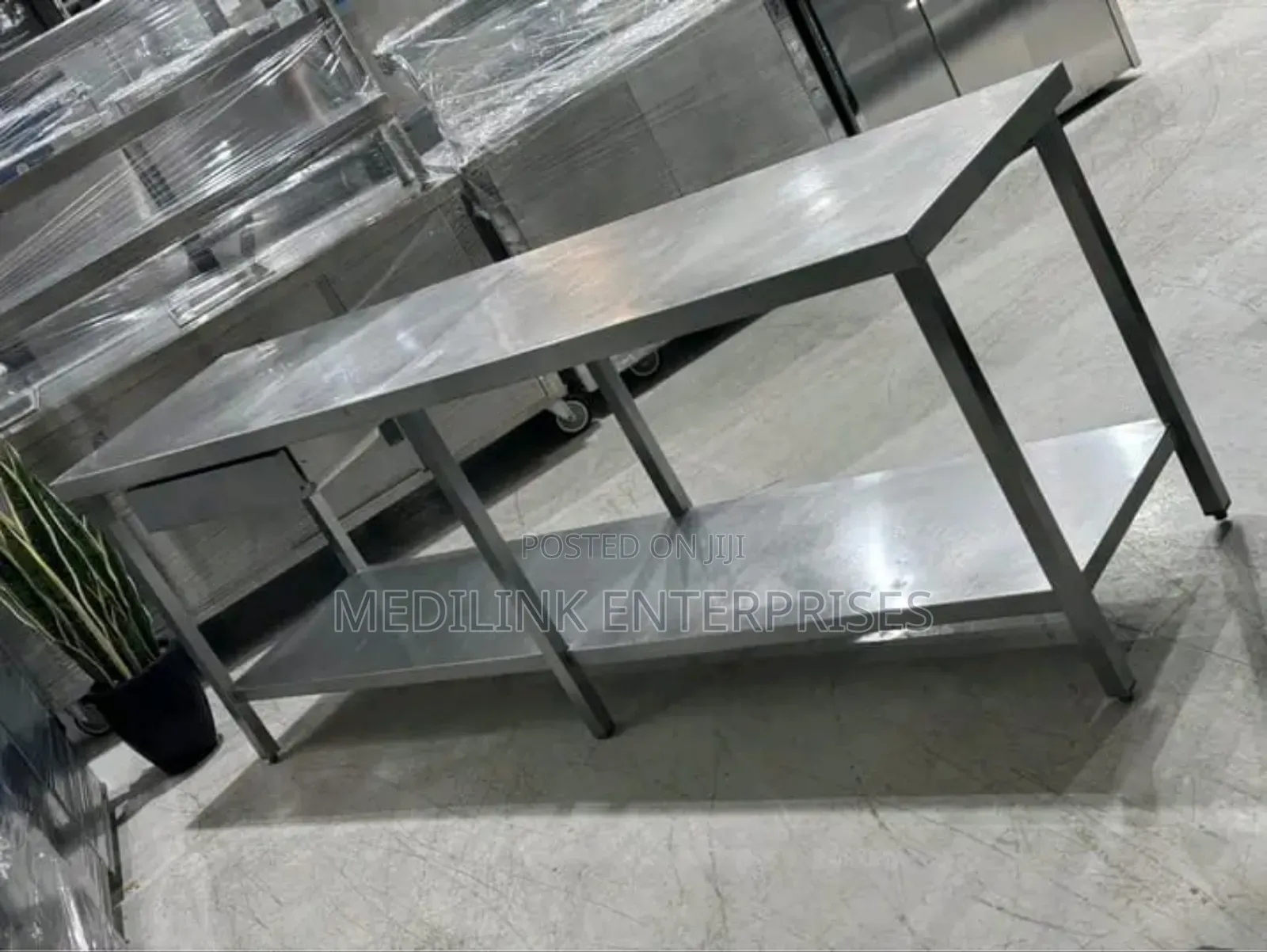 Customized Full Length 2*8ft Stainless Working Tables