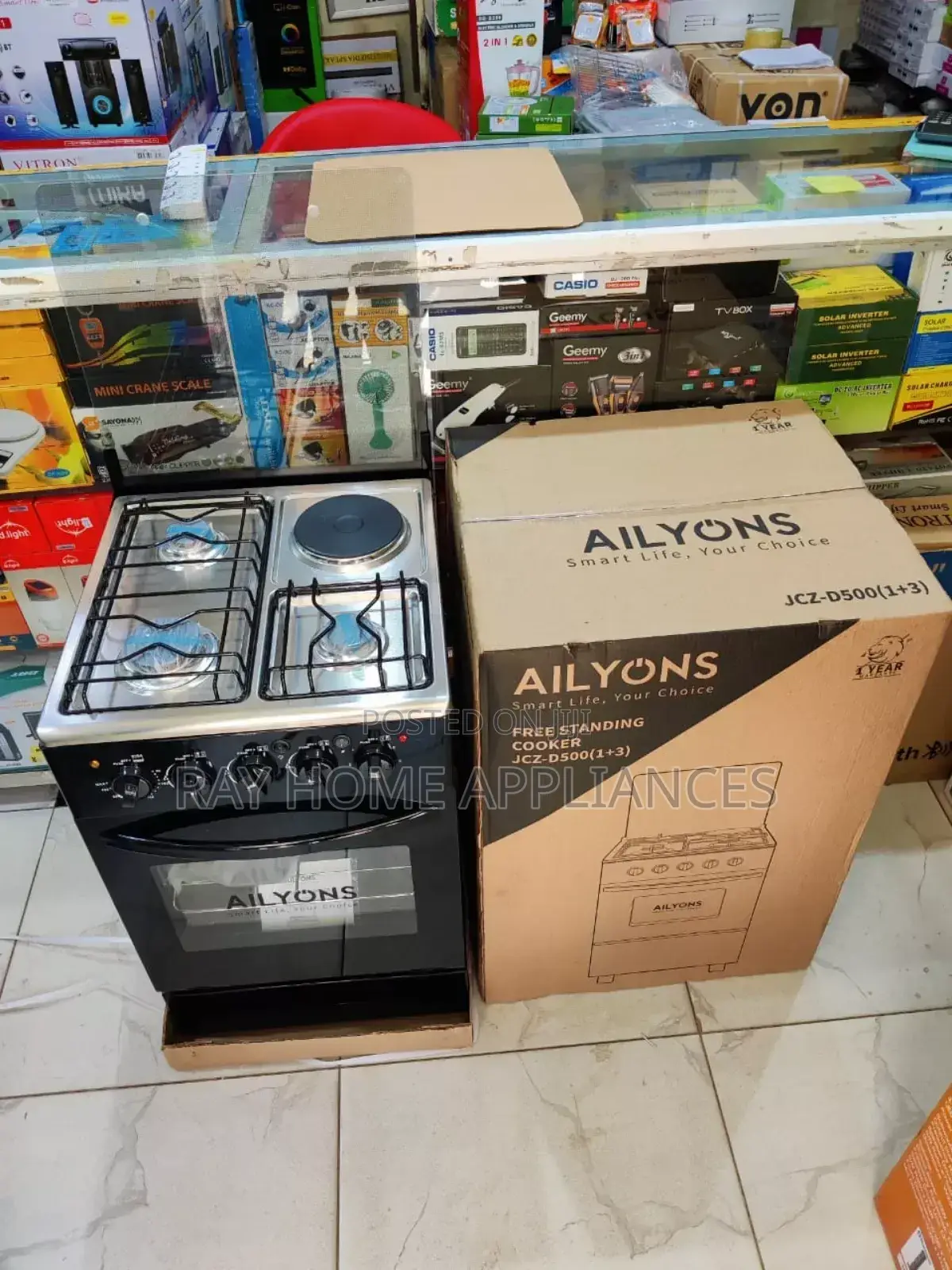 Ailyons Standing Cooker 3g+1e 50cmx55cm