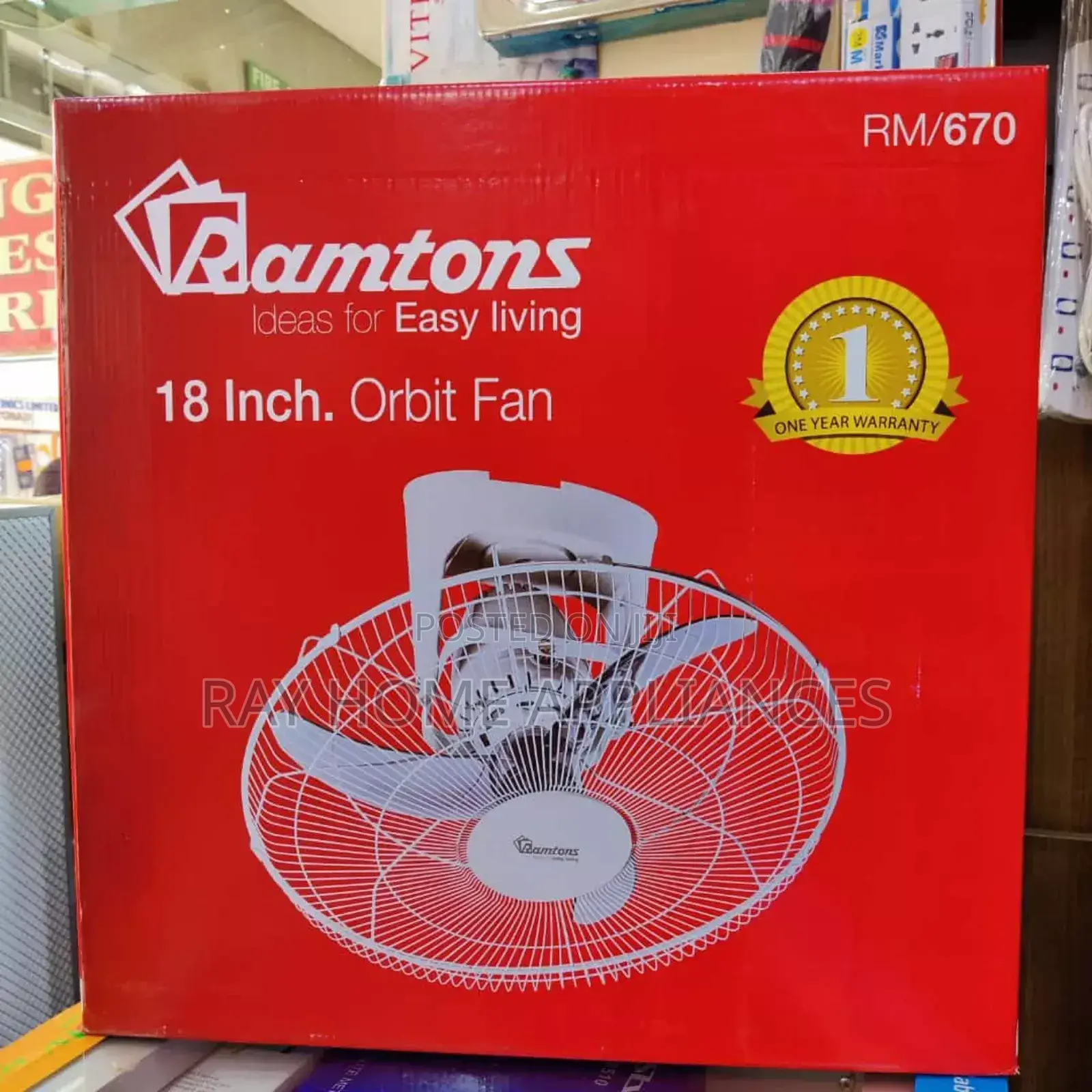 Ramtons Orbit Fan 18"