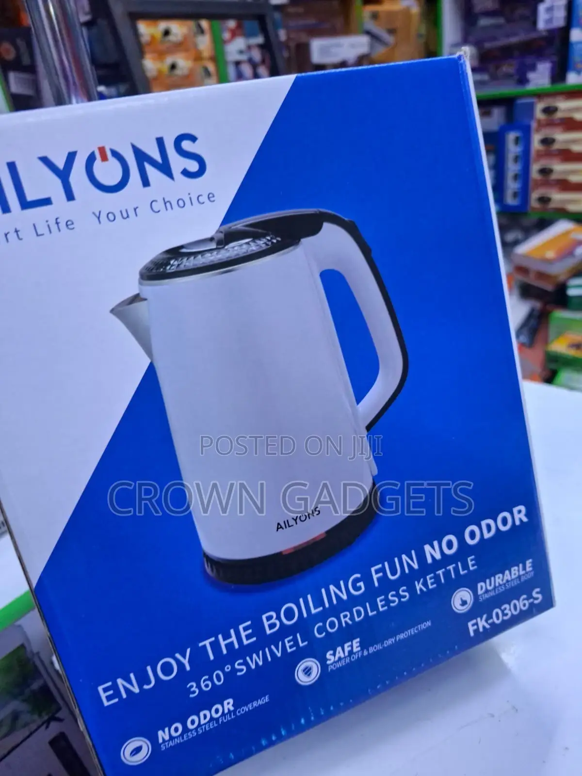 Ailyons 1.8 Litre Fast Boil Electric Kettle