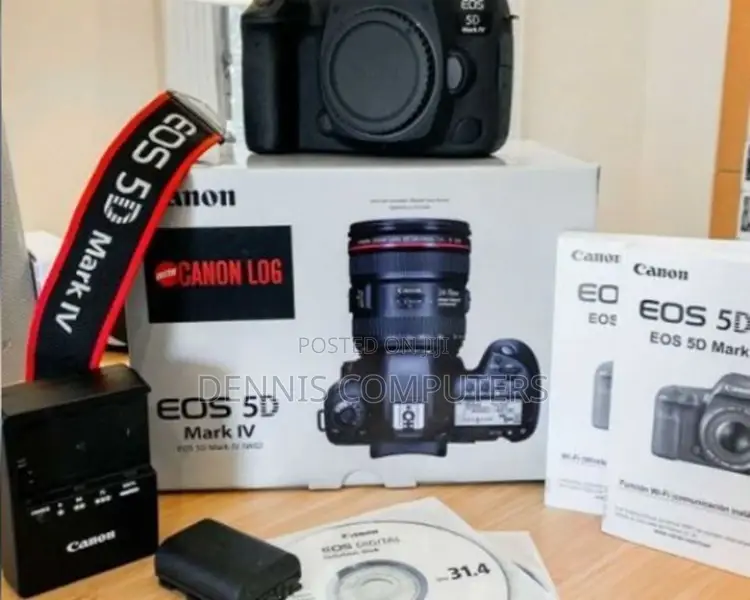 Canon Eos 5d Mark Iv DSLR Camera With Ef 24-105mm F/4l Is Ii Usm Len