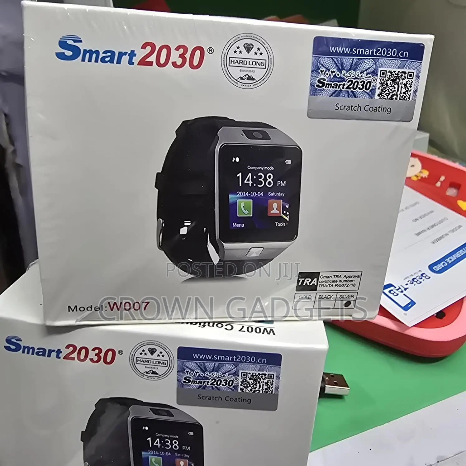 W007 Smartwatch With Camera, Call Message Function