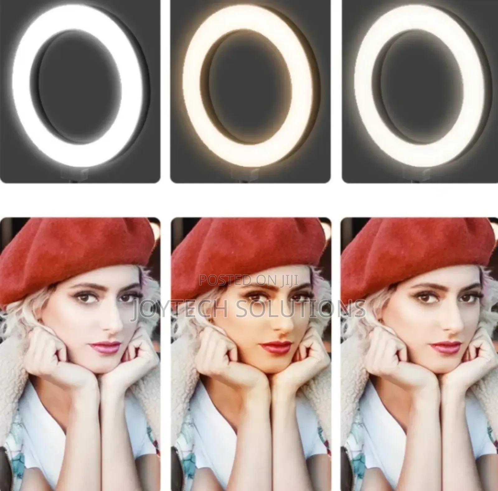 Beauty Wired Ring Fill Light. Table Stand Phone Holder