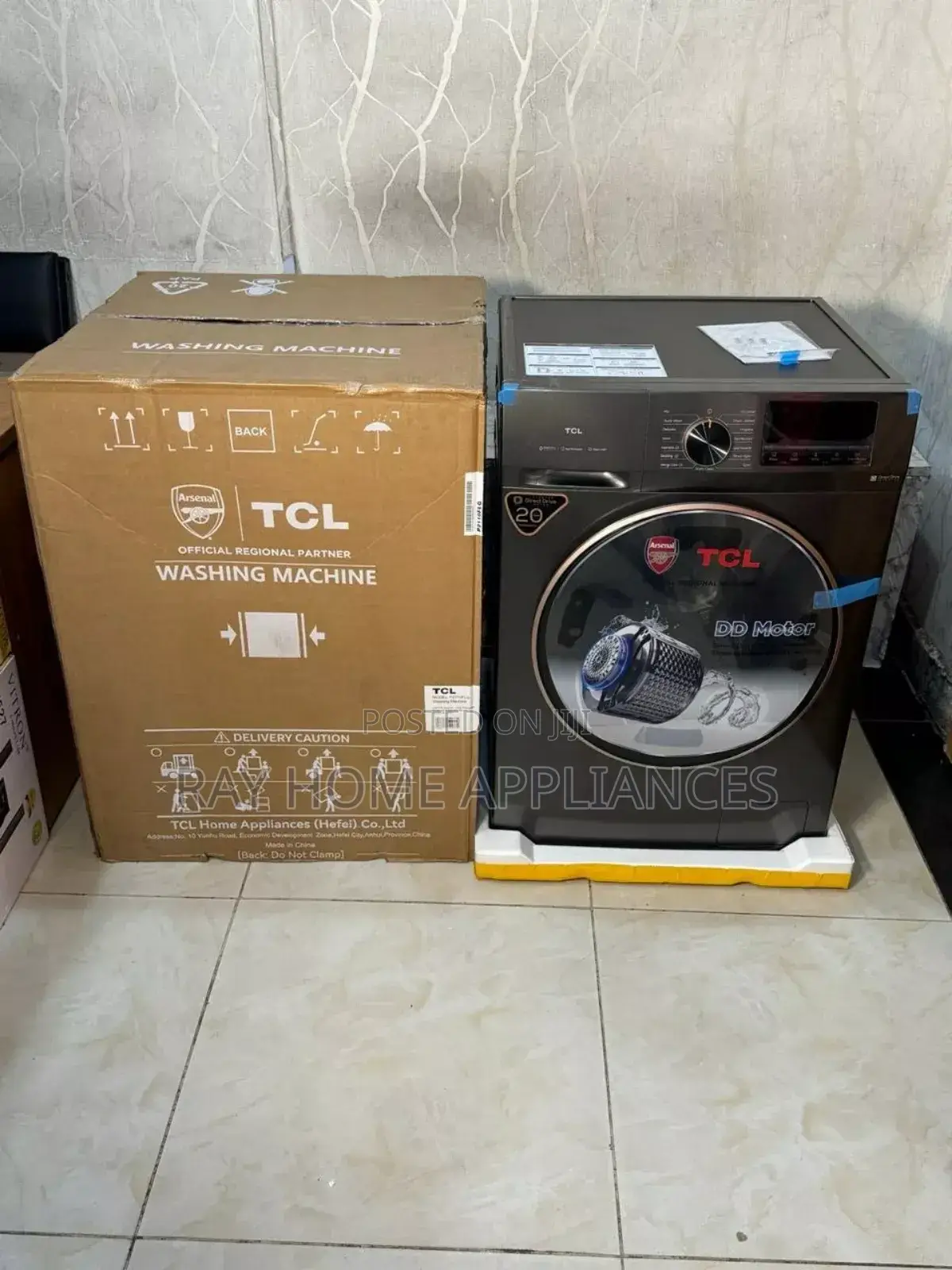 TCL 9kg ( P1109fl) Front Load Wash and Spin Machine