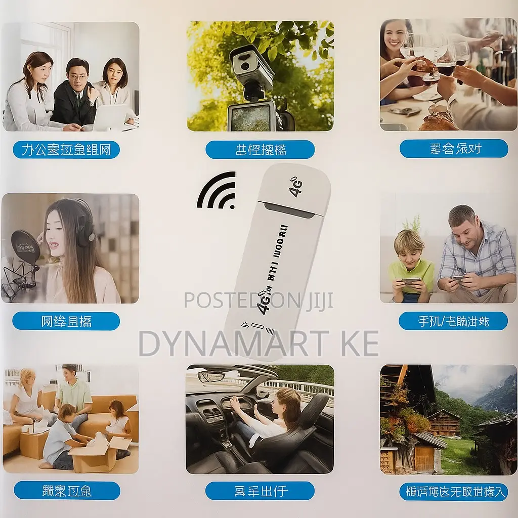 4g Lte Usb Modem With Wi-Fi Hotspot – 3-in-1 Universal Up to 150mbps