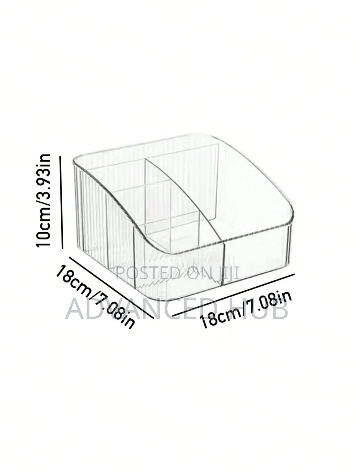 5 Grid Remote/Cosmetic Organiser