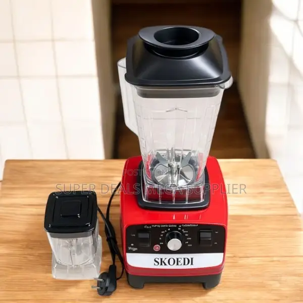 High Power Skoedi 4500w 2-in-1 2.5l Large Capacity Double Cup Blender