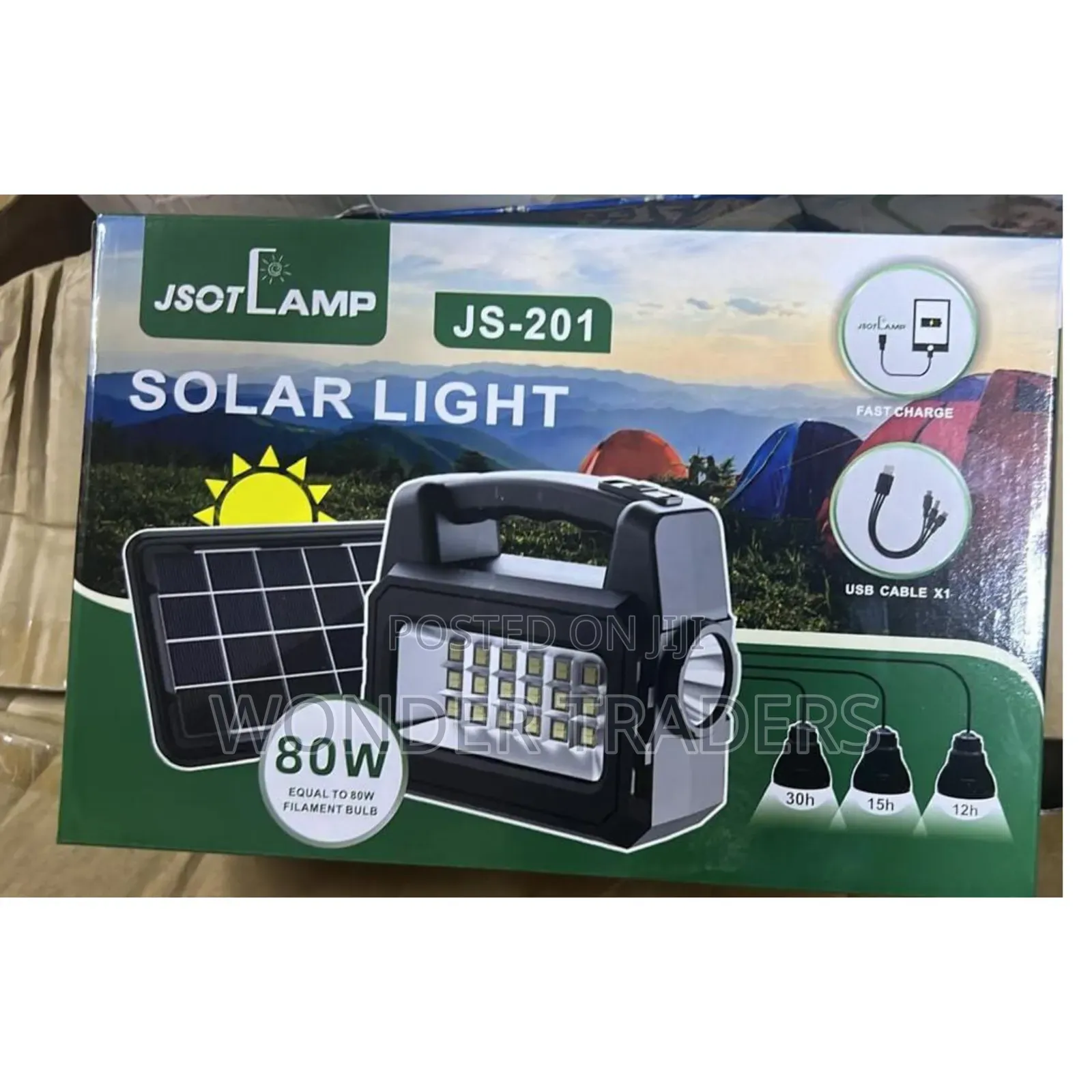 Js-201 Jsot Solar Light With Torch and Solar Panel