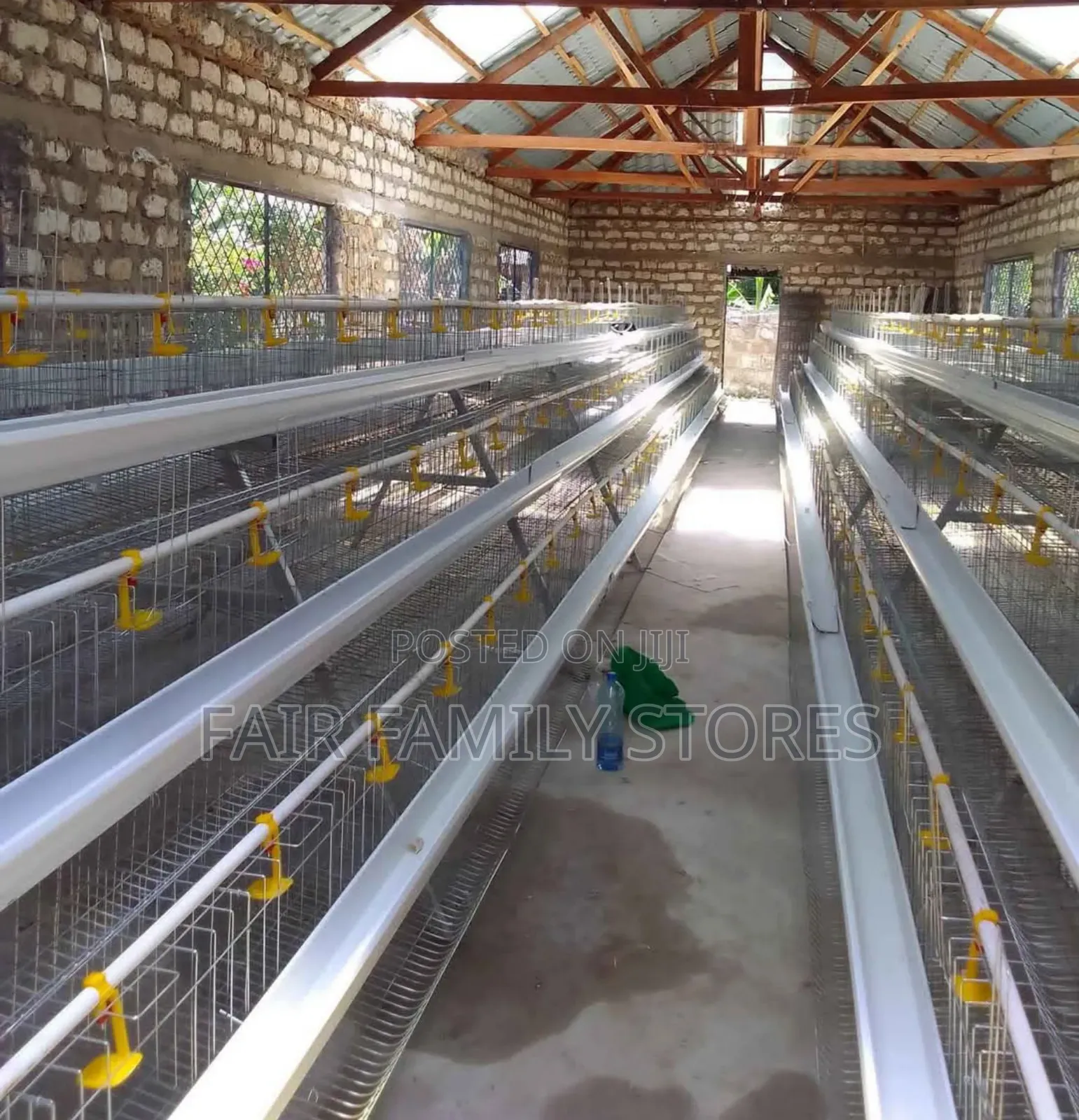 Chicken Cages For 128 Birds,Comes With An Automatic