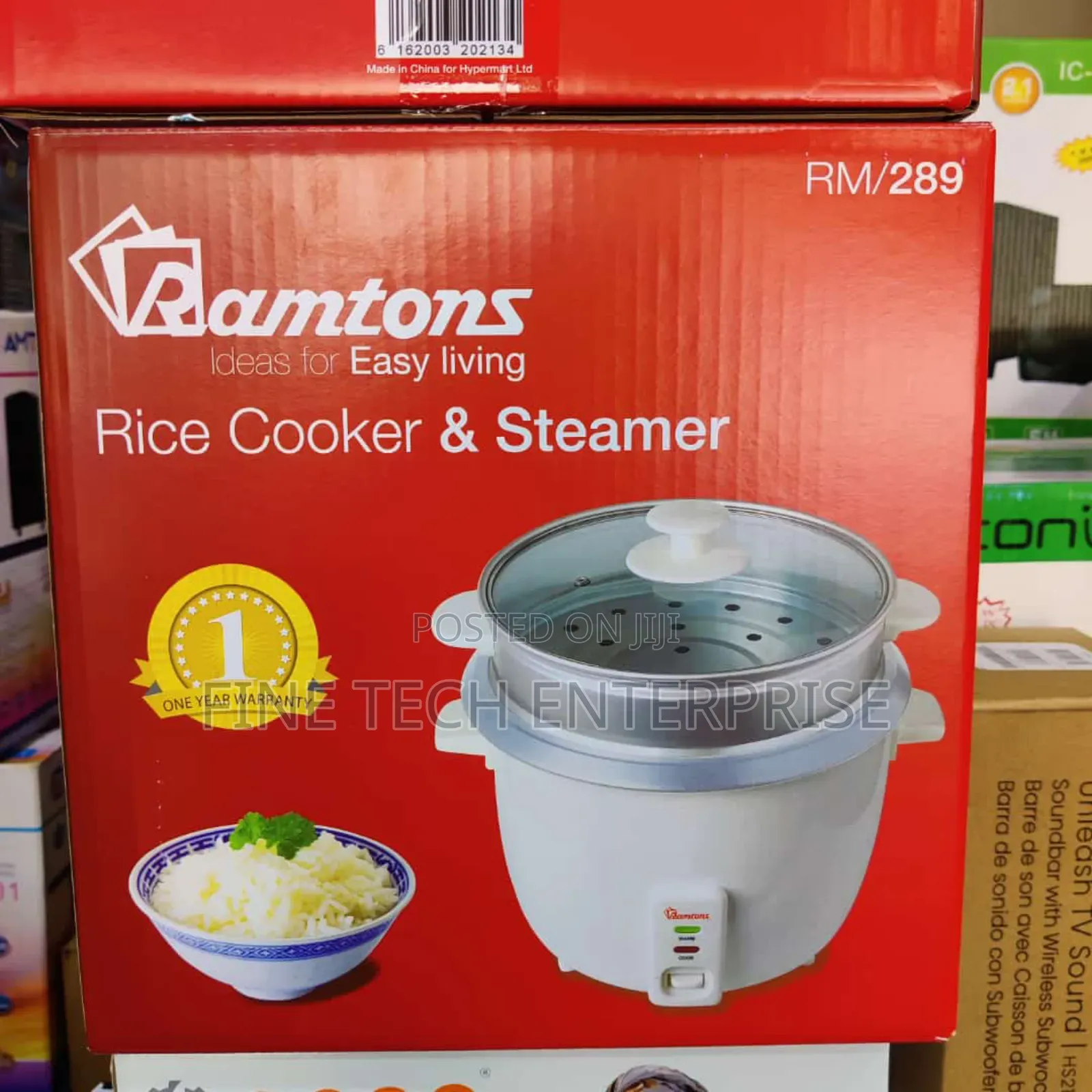 Ramtons Rice Cooker Steamer Rm289