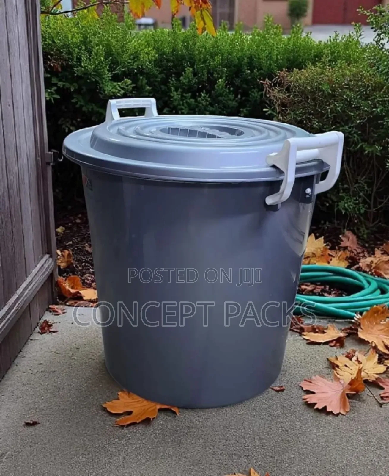 100l Grey Giovanni Bin