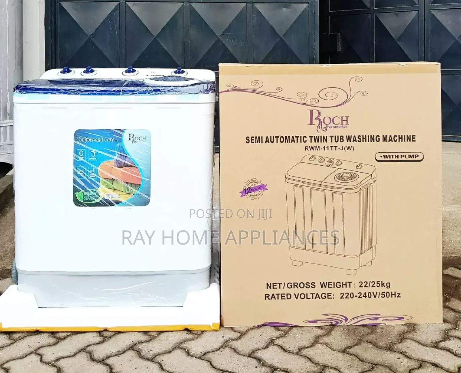 Roch Washing Machine 14 Kg Twin Tub Semi Automatic