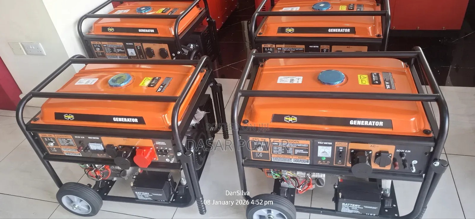 9kva Hisaki Petrol-powered Portable Generator