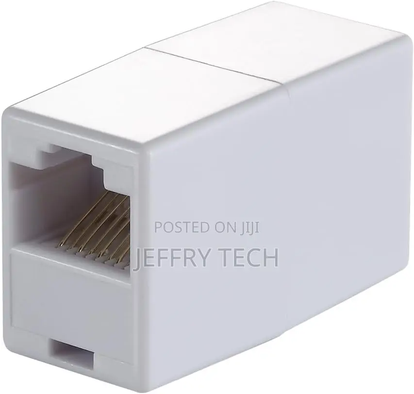 Rj45 Adaptor Modular Connector White