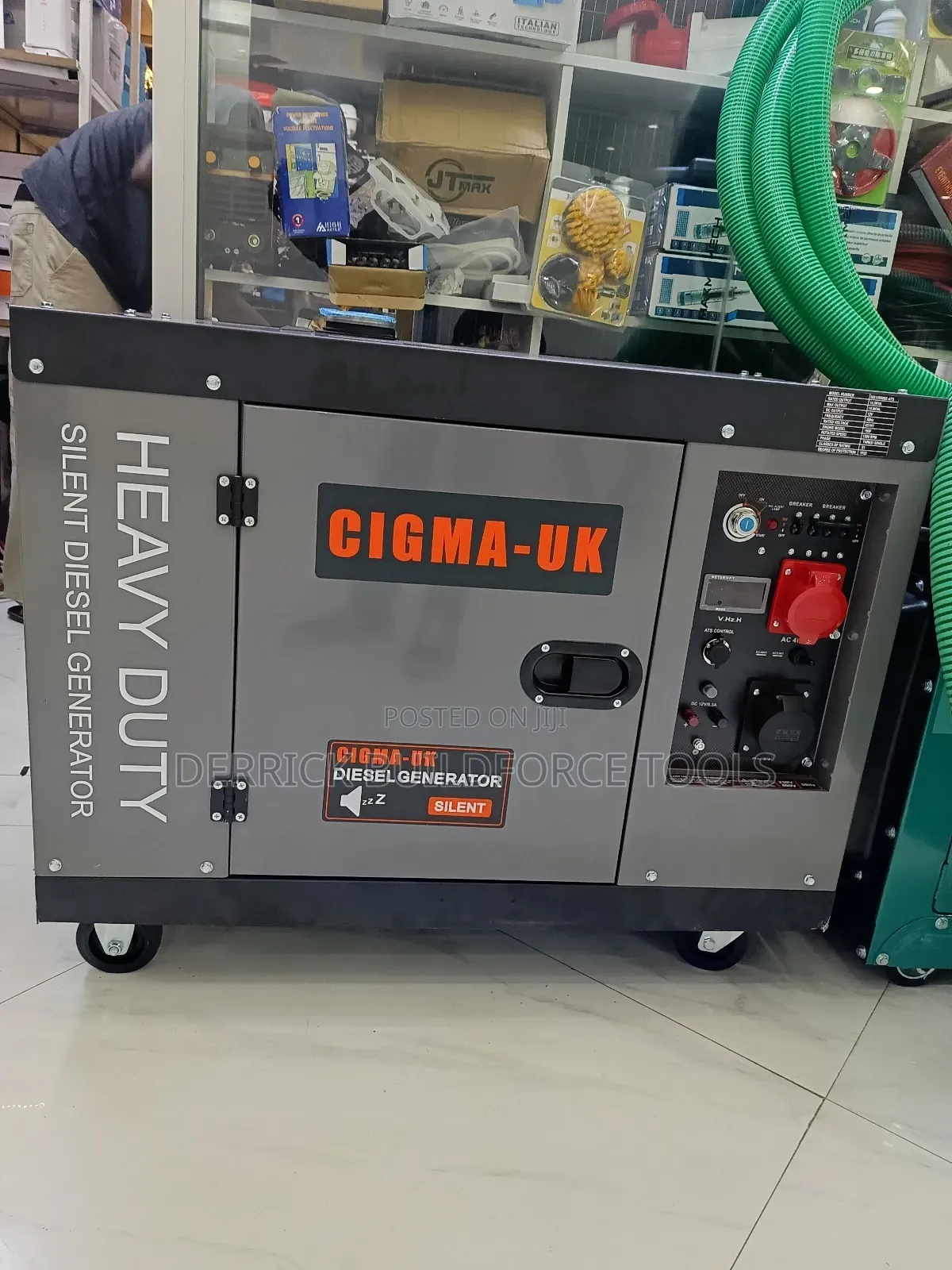 Cigma-Uk 15kva Dual Phase Silent Diesel Generator With Ats