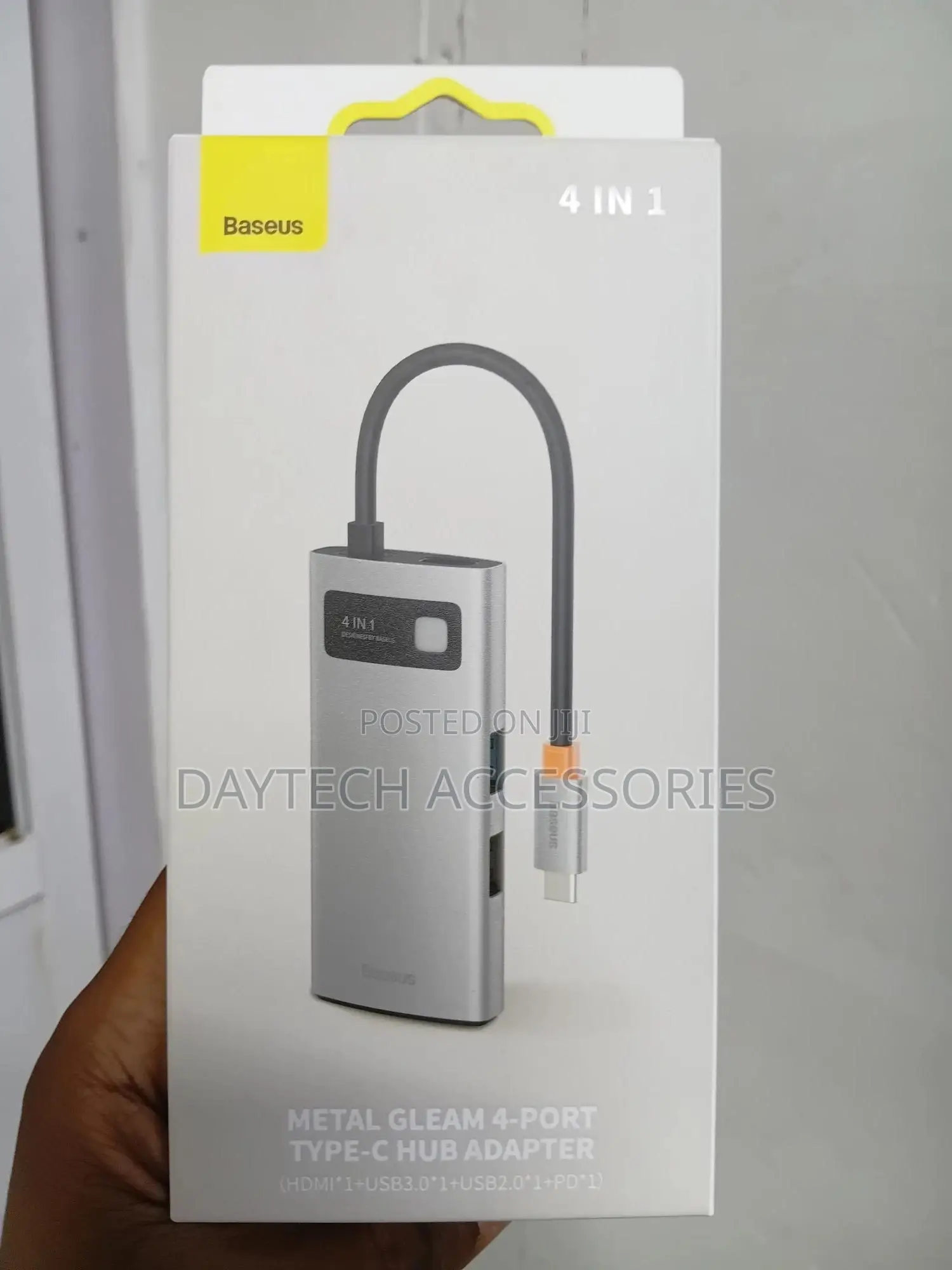 Baseus Metal Gleam Series 4-in-1 Type-C Hub Docking Station
