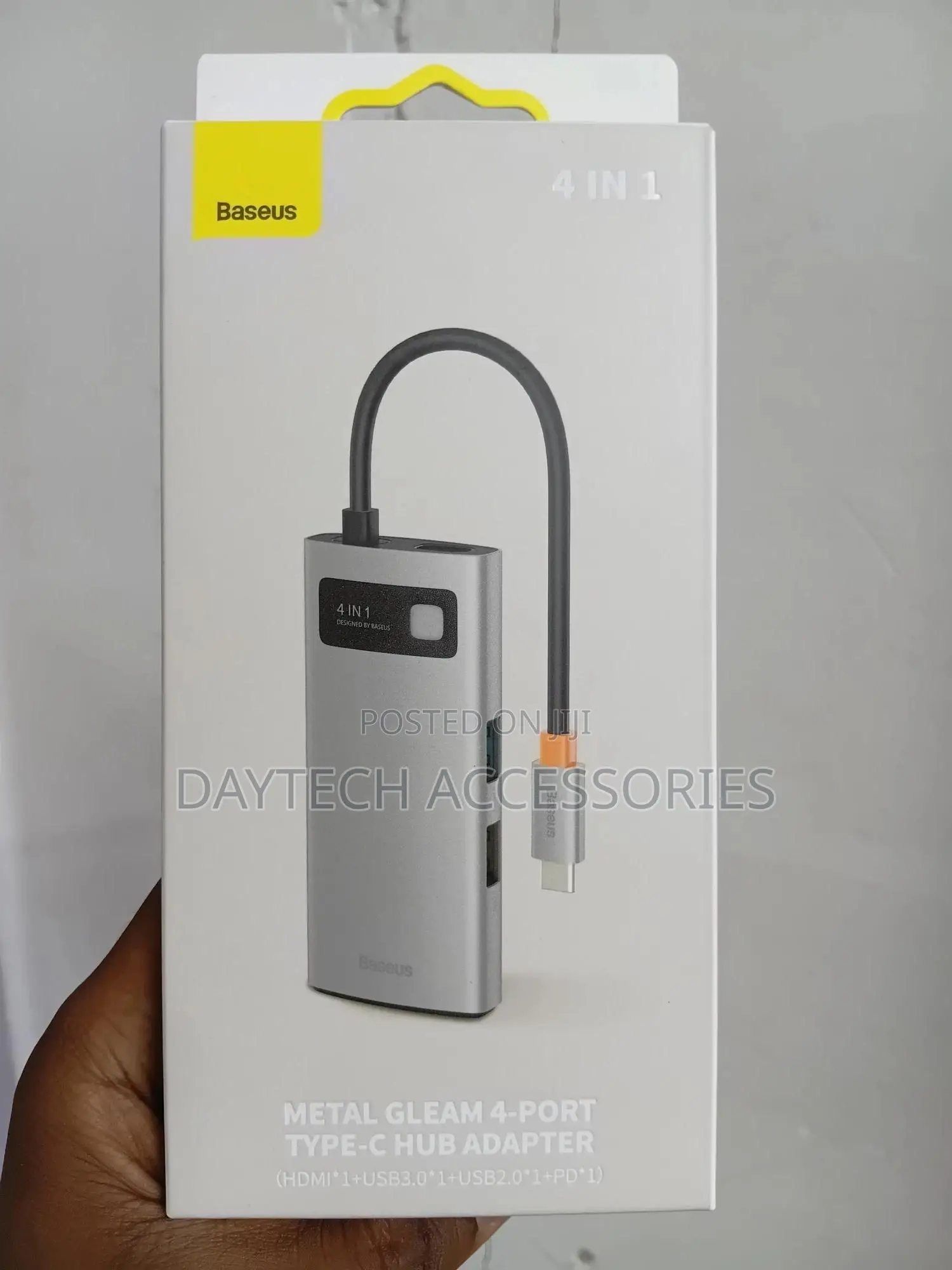 Baseus Metal Gleam Series 4-in-1 Type-C Hub Docking Station