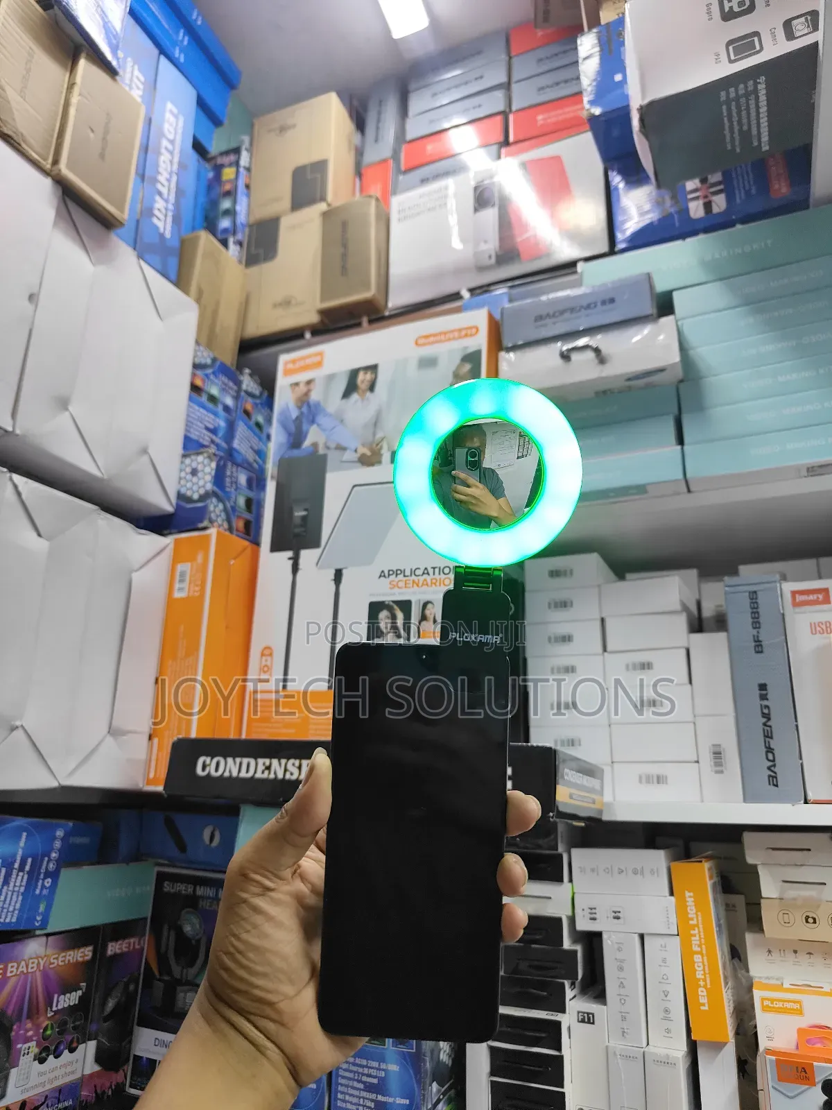 Phone Attached Ring Light