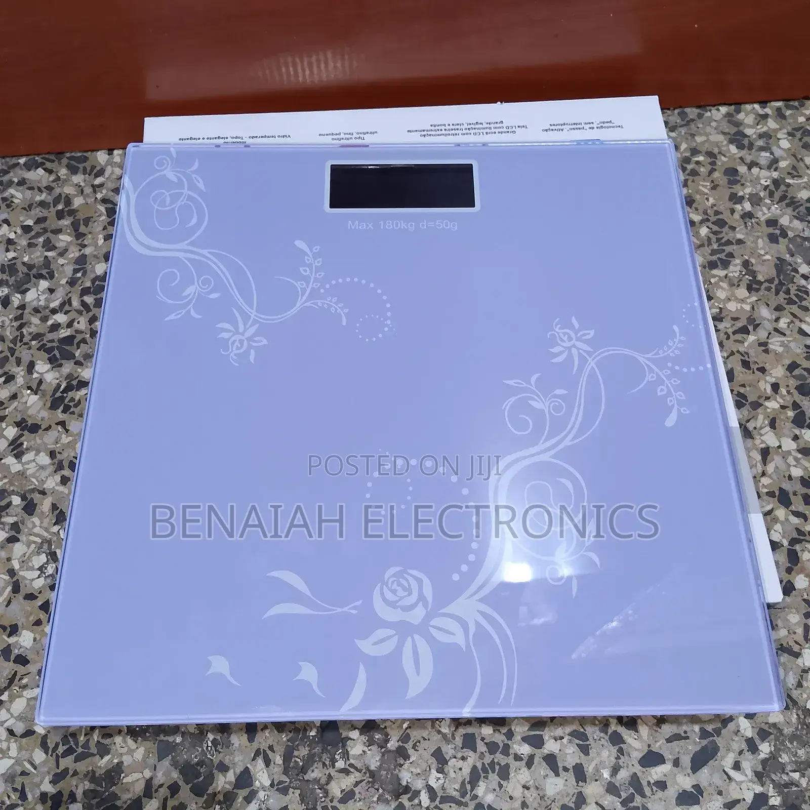 Bathroom Weighing Scale,180 KGS Battery Powered