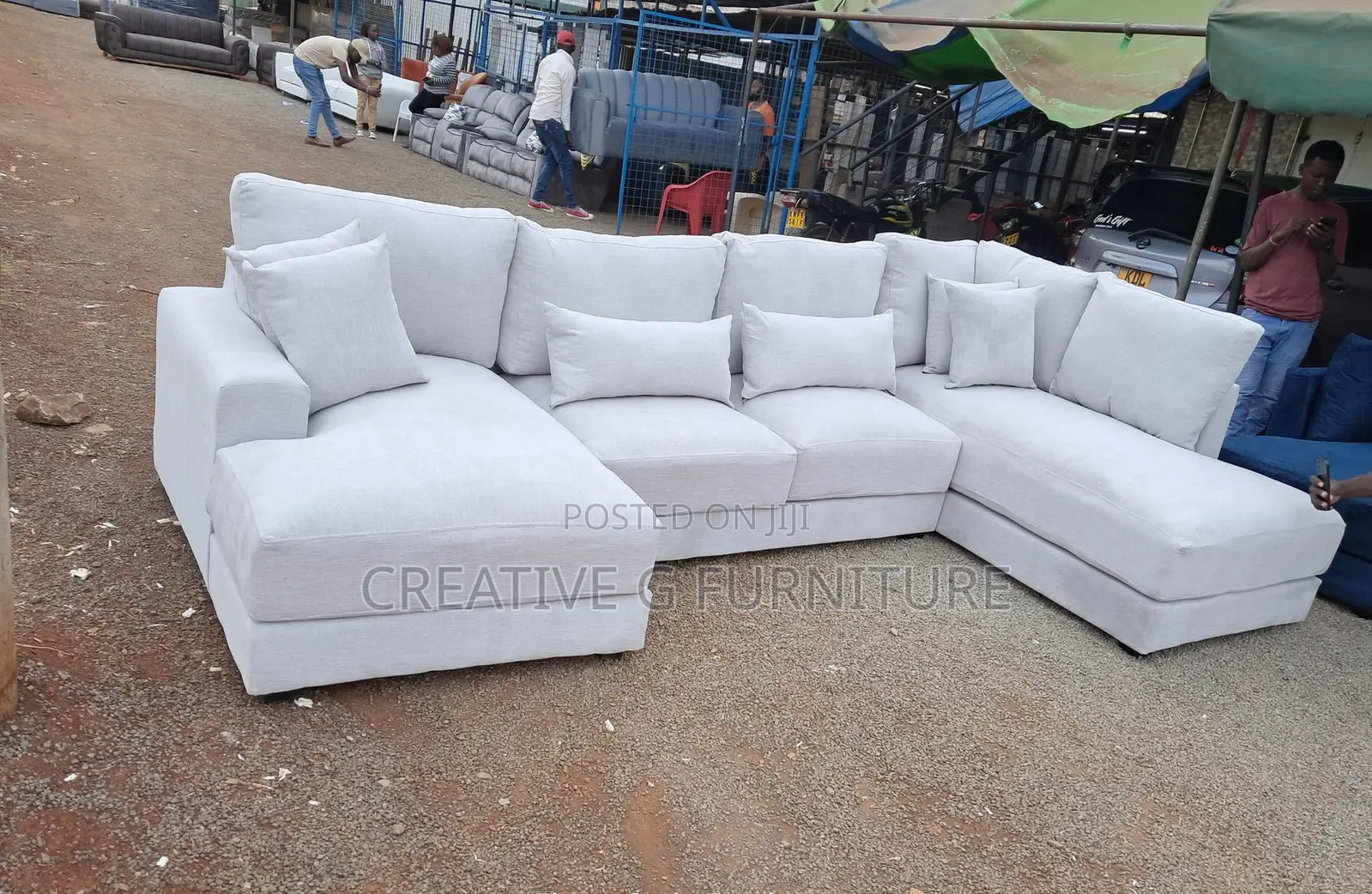 Urban Charm Designer U-Shape Sofa 9 Seater
