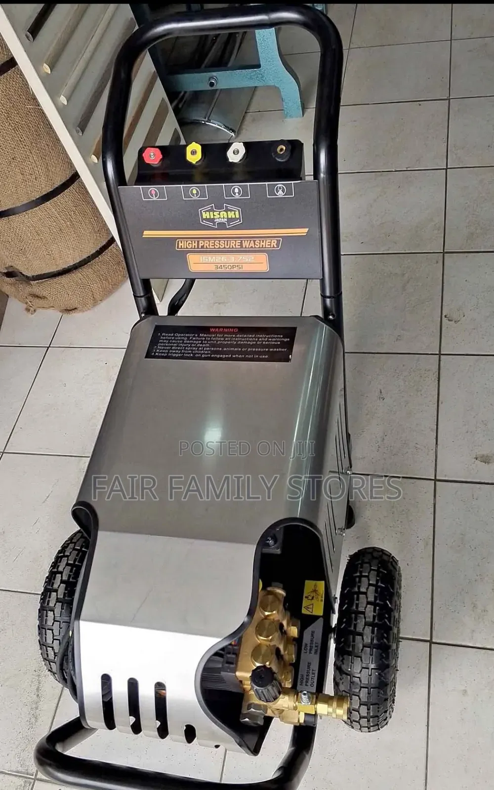 Hisaki  Electric High Pressure Washer 3450psi