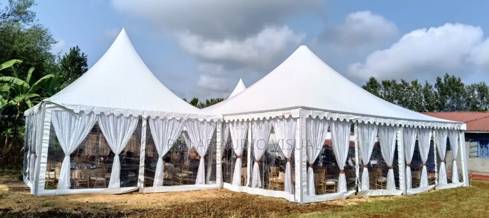 For Colourful Events! Tents, Screens! Rentals Seats Tables, Chairs