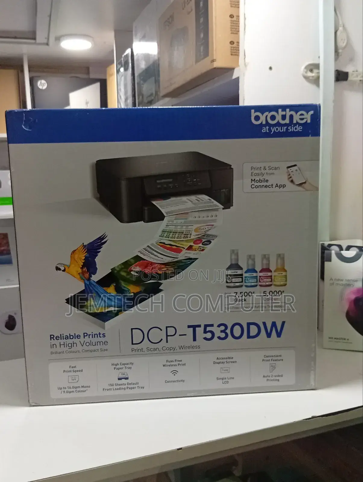 Brother DCP-T530dw 3-in-1 Ink Tank Wireless Printer