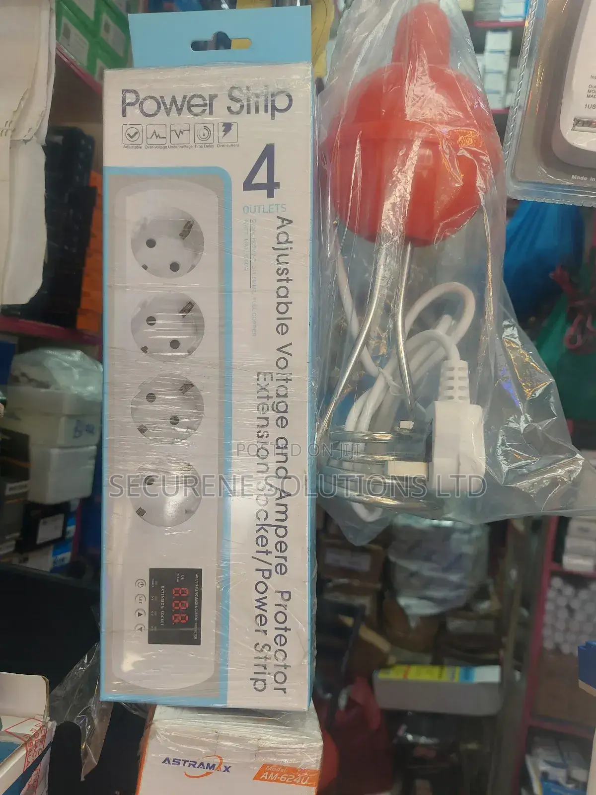 Adjustable Voltage And Ampere Protector Extension Socket.