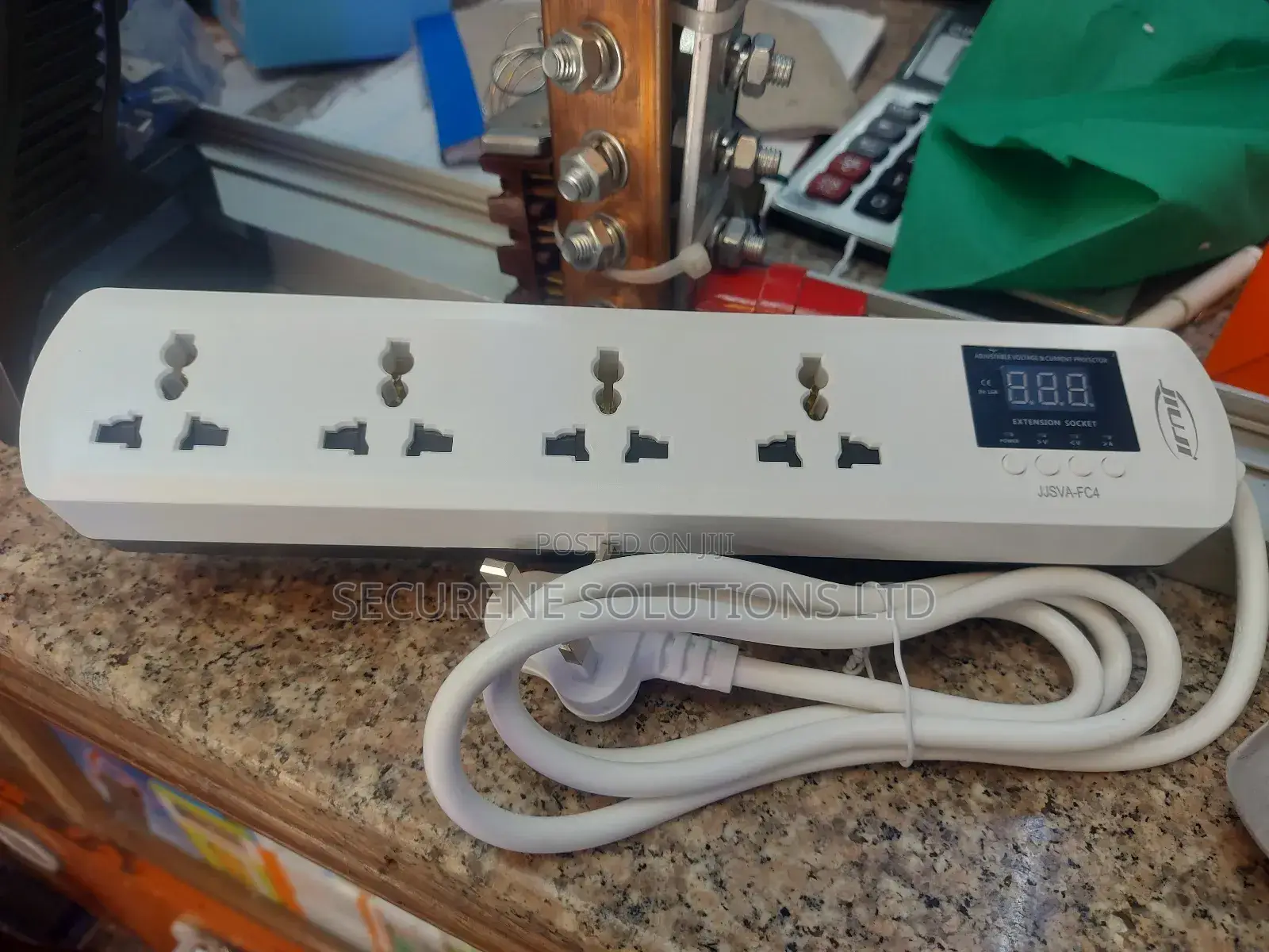 Adjustable Voltage And Ampere Protector Extension Socket.