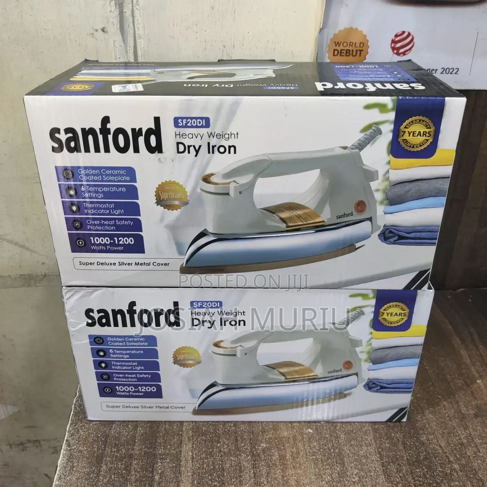Sanford Heavy Duty Dry Iron Box