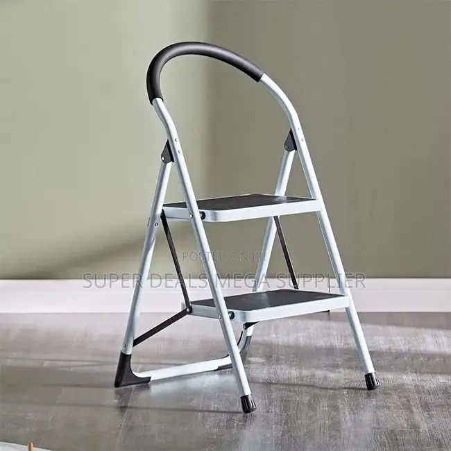 Sturdy Steel Portable Aluminum 2 Step Ladder Stepladder