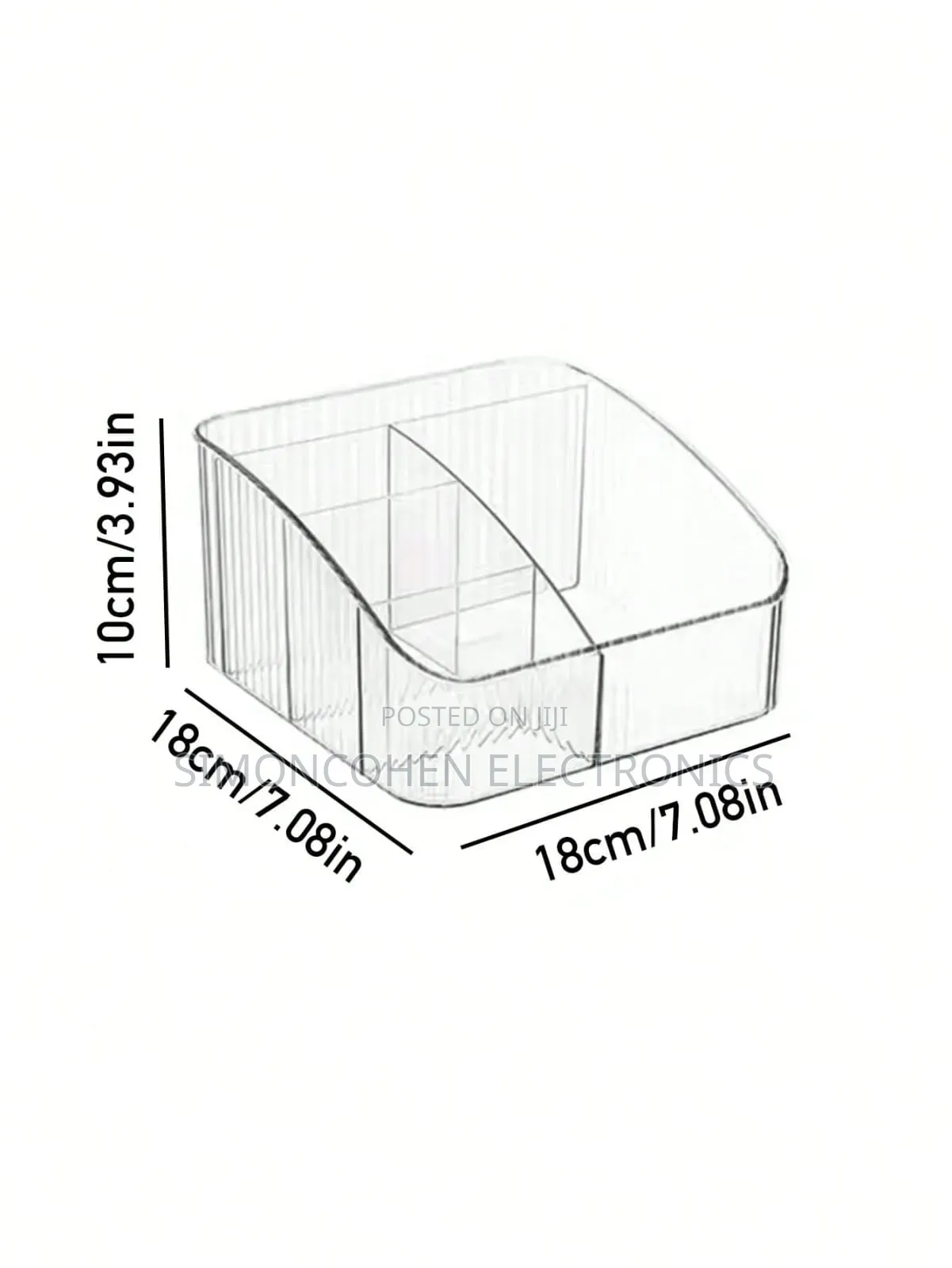 5 Grid Remote/Cosmetic Organiser