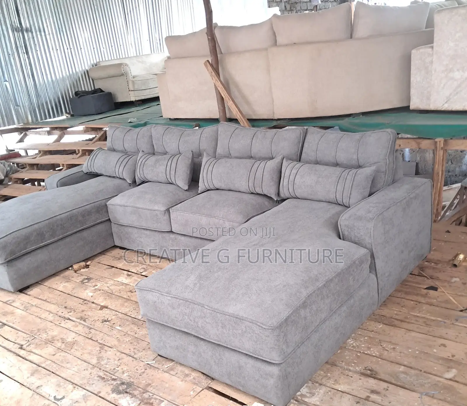 Opulence Curve Designer U-Shape Sofa