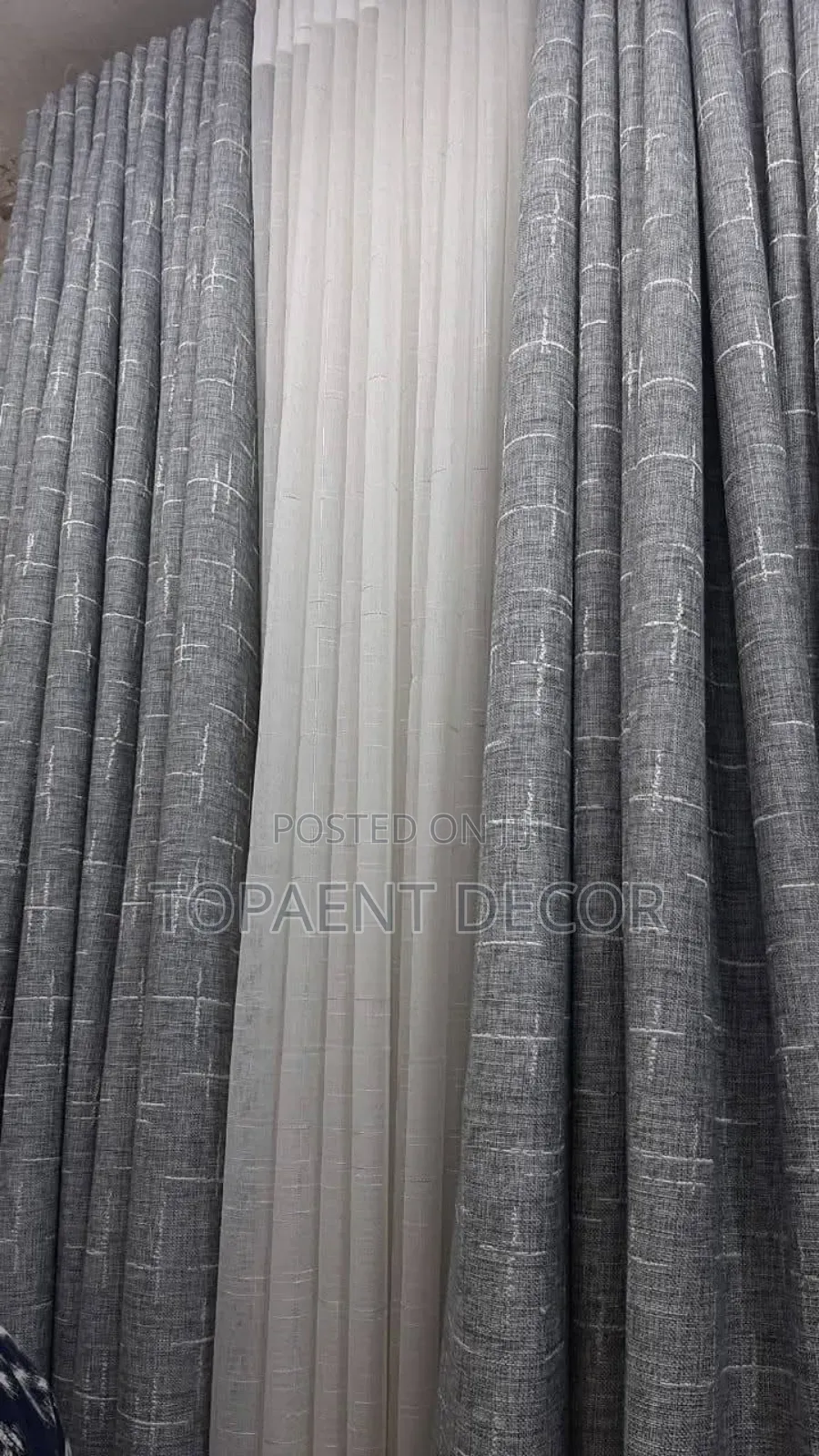 Light Grey, Affordable And Legit Fabric Window Curtains