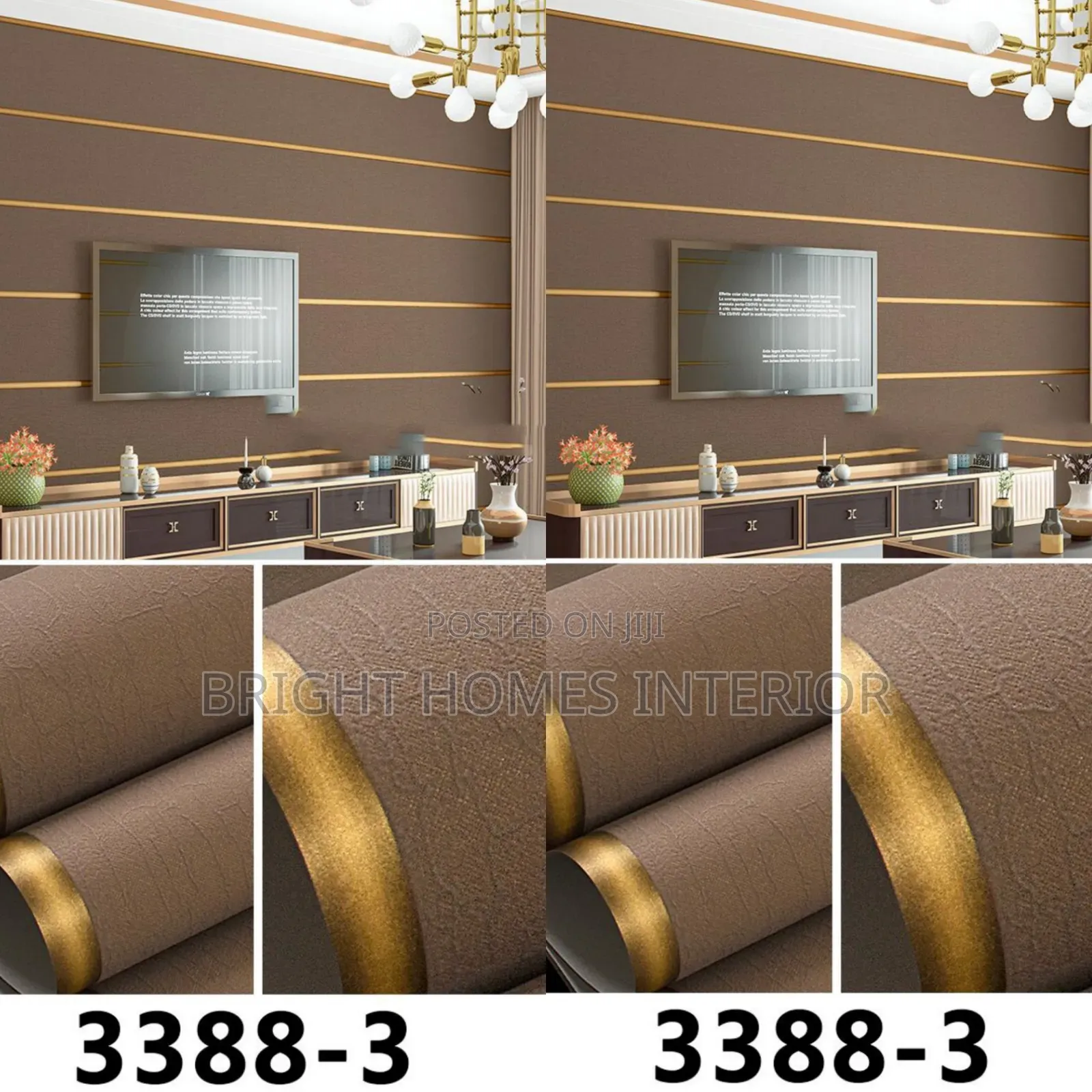Brown Gold Lines Wallpaper Very Official Pattern Wallpaper