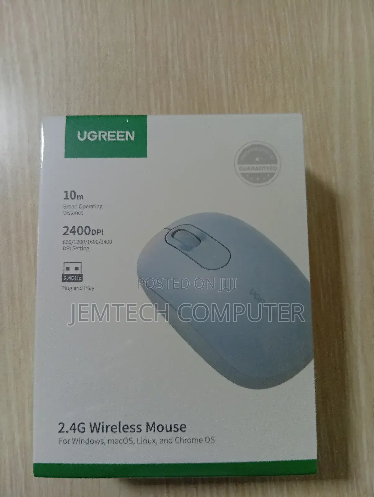 Ugreen 2.4g Wireless Mouse Moonlight Gray - Mu105