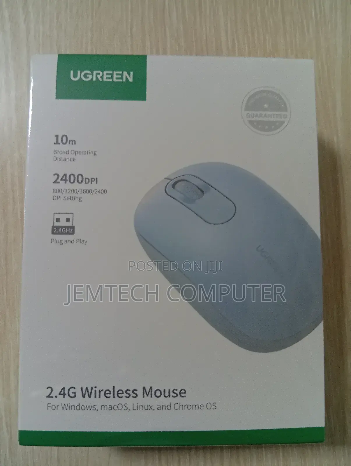 Ugreen 2.4g Wireless Mouse Moonlight Gray - Mu105