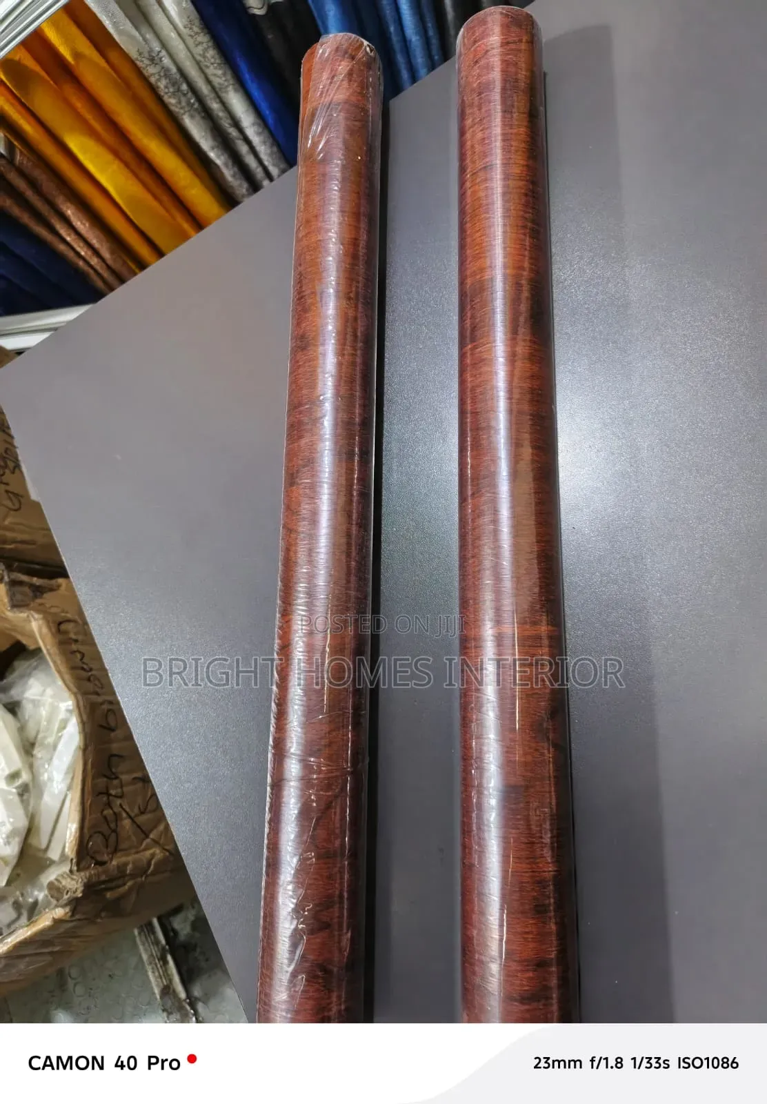 Self Adhesive Mahogany Wandrops Contact Paper